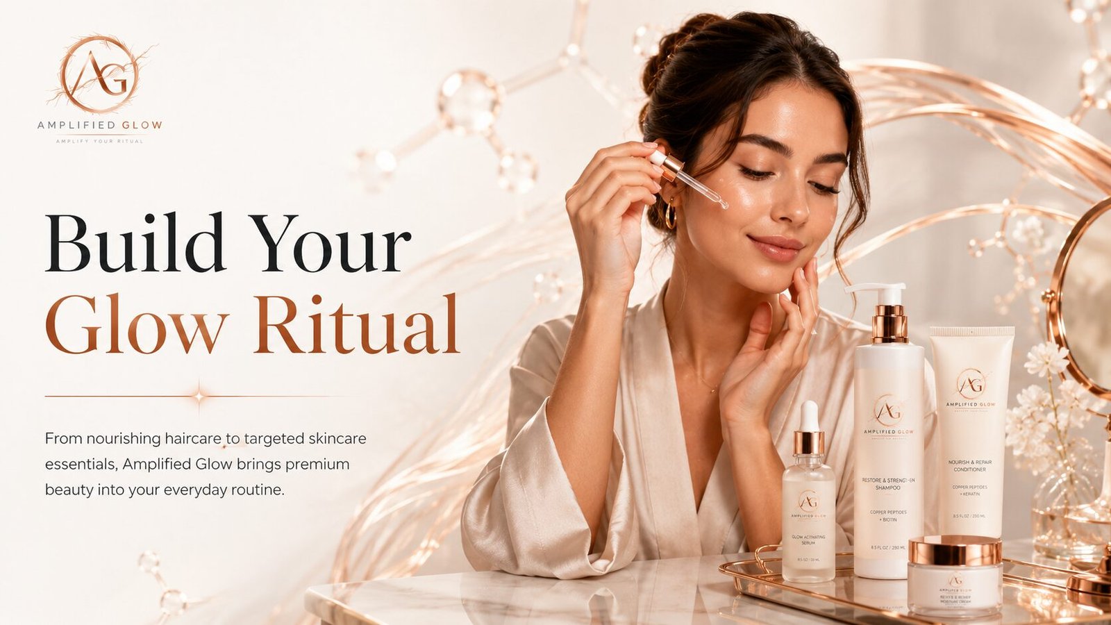 amplified glow serums and creams