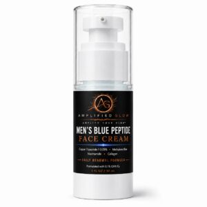 amplified glow Mens Blue Peptide Face Cream