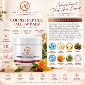 amplified glow Beef tallow balm ingredients
